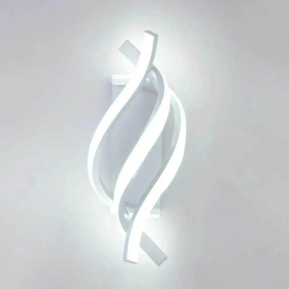 "Minimalism" – Modern 3-Color LED Wall Lamp in Black or White