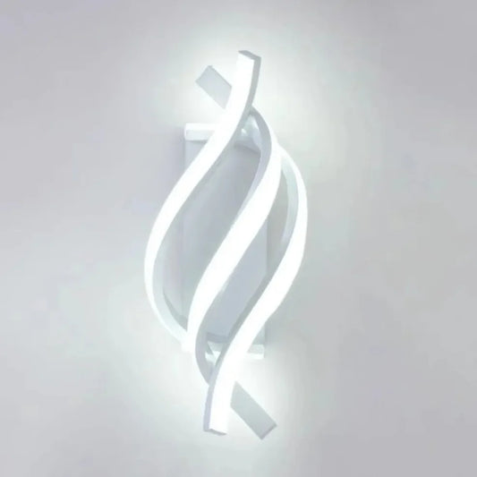 "Minimalism" – Modern 3-Color LED Wall Lamp in Black or White